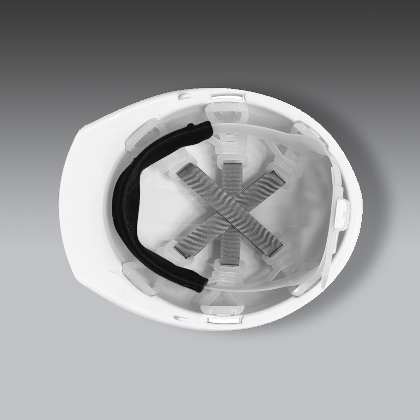 cascos para la seguridad industrial blanco tipo cachucha ecofriendly con ajuste fast fit modelo ww 2007bk marca jyrsa