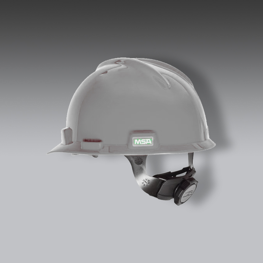 cascos para la seguridad industrial gris v gard modelo v guard hard marca msa