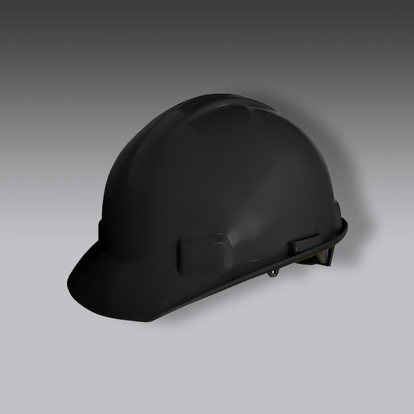 cascos para la seguridad industrial negro tipo cachucha dielectrico con suspension textil 6 puntos con ajuste milimetrico modelo ww 2017nek marca jyrsa
