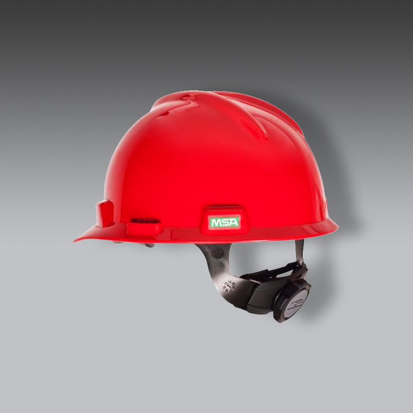 cascos para la seguridad industrials rojo v gard modelo v guard hard marca msa