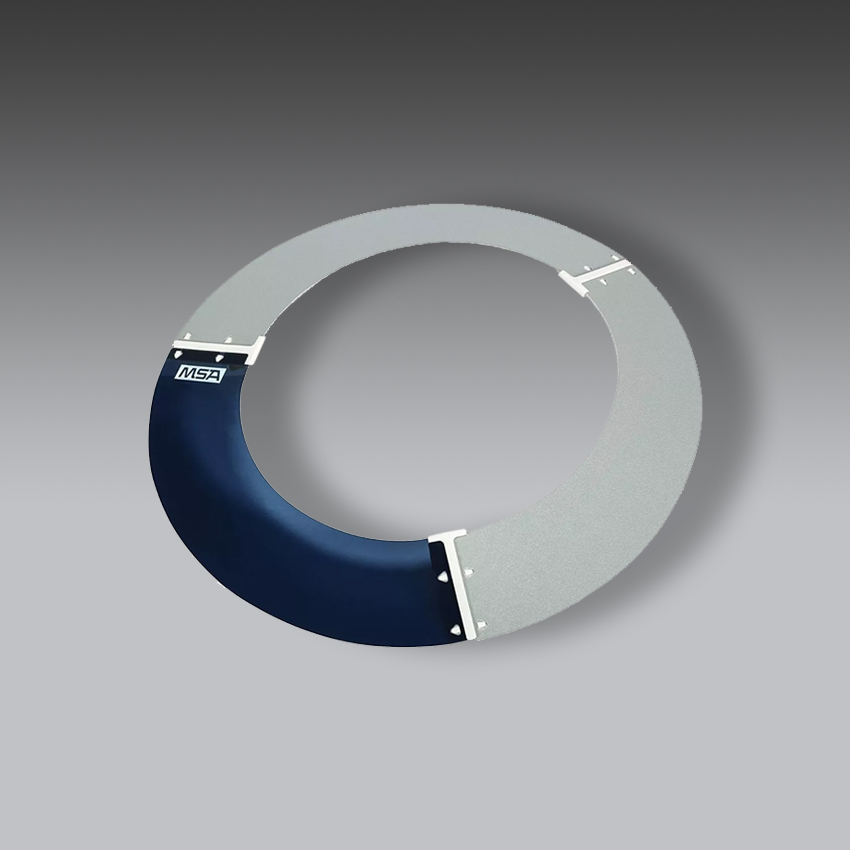 visera de poliuretano para cascos para la seguridad industrial ala ancha msa modelo epc 697410 marca msa