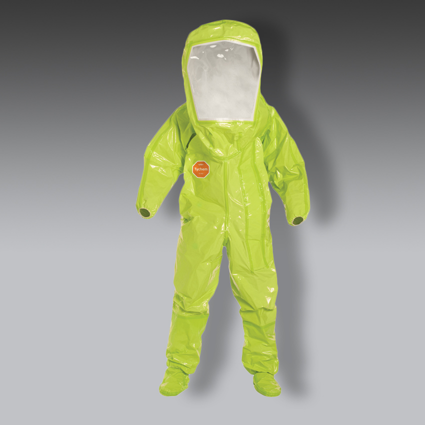 chalecos para la seguridad industrial dupont tychem 10000 traje encapsulado nivel b modelo tk527t marca tyvek