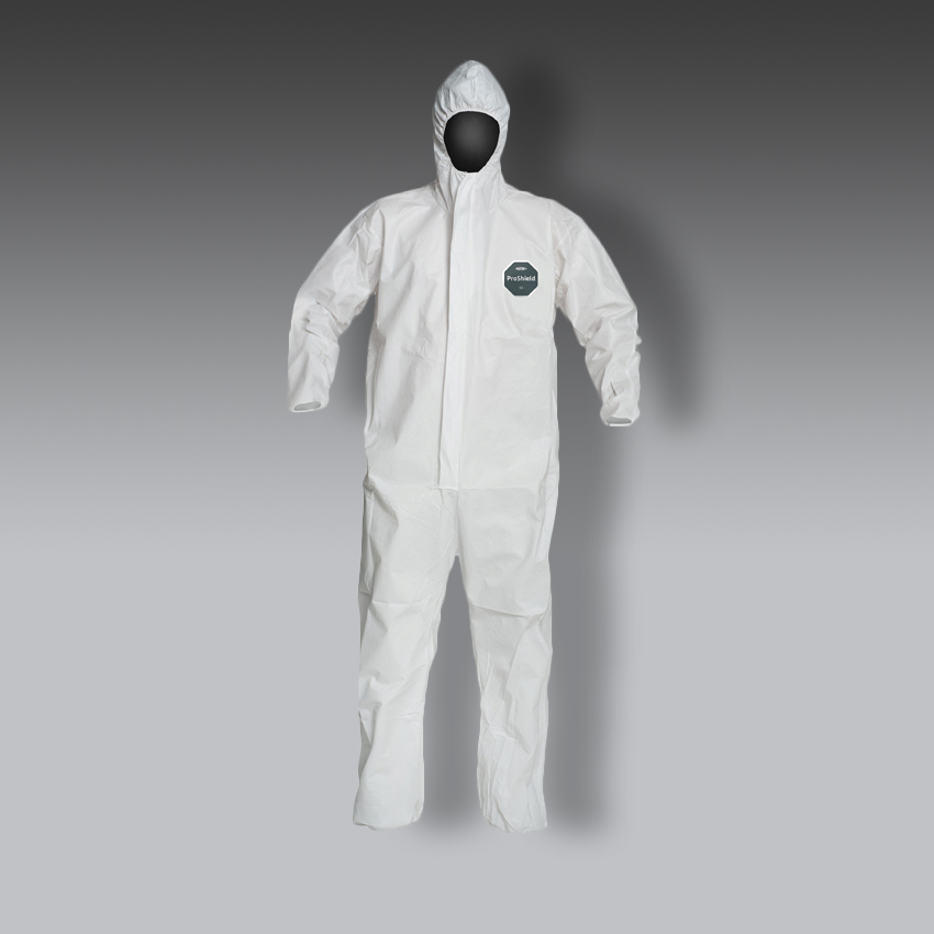 trajes para la seguridad industrial dupont proshield 50 overol con capucha modelo nb127s marca tyvek