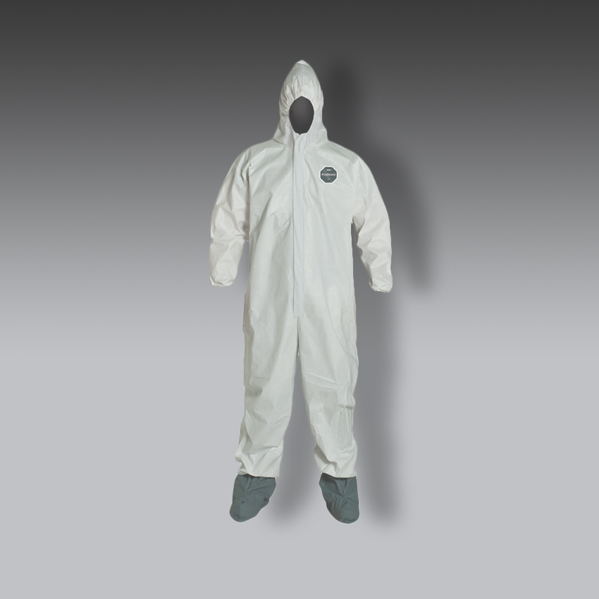 trajes para la seguridad industrial dupont proshield 60 overol con capucha modelo ng122s marca tyvek