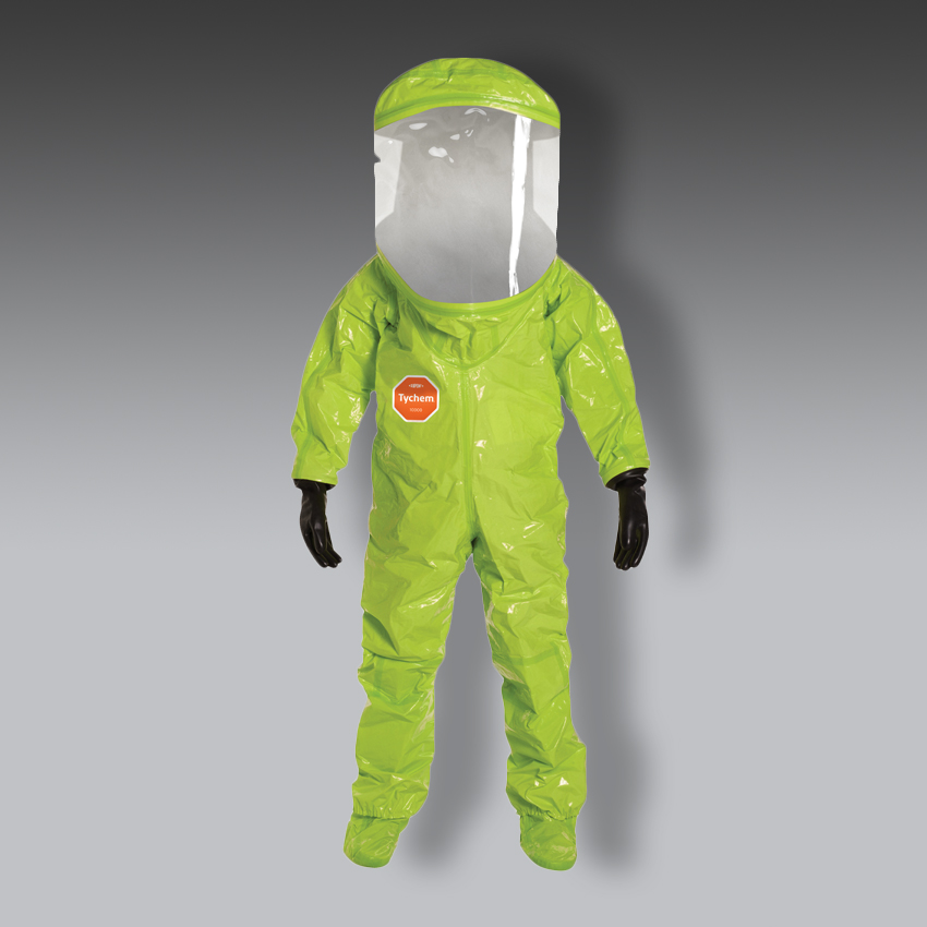 trajes para la seguridad industrial dupont tychem 10000 traje encapsulado nivel a modelo tk555t marca tyvek