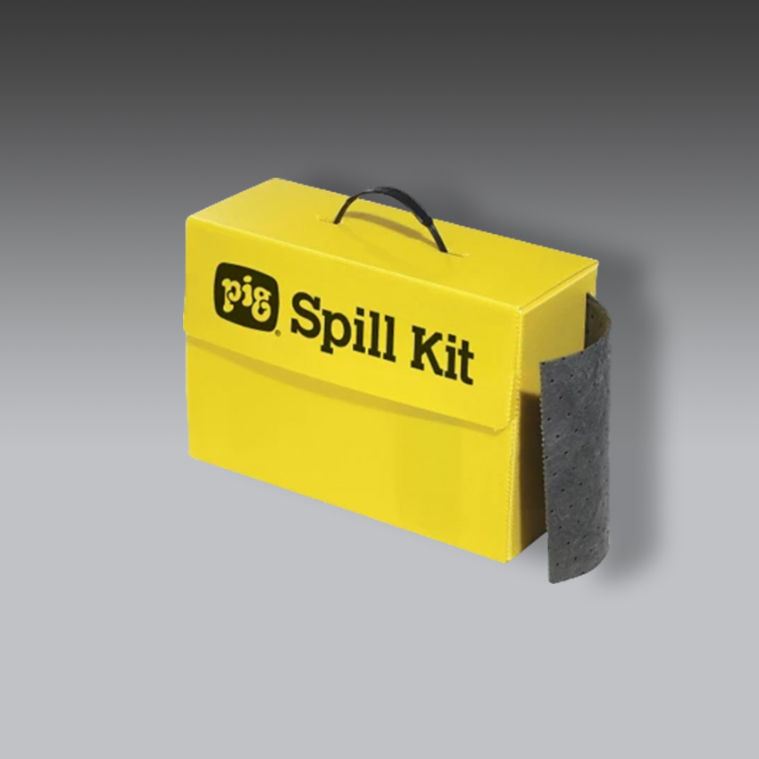 trajes para la seguridad industrial kit antiderrames pig en caja de encimera modelo kit281 marca pig