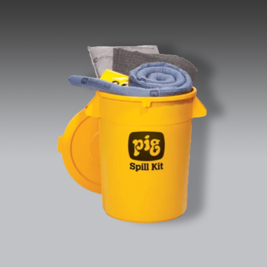 trajes para la seguridad industrial kit antiderrames pig en contenedor economico de alta visibilidad modelo kit2400 marca pig
