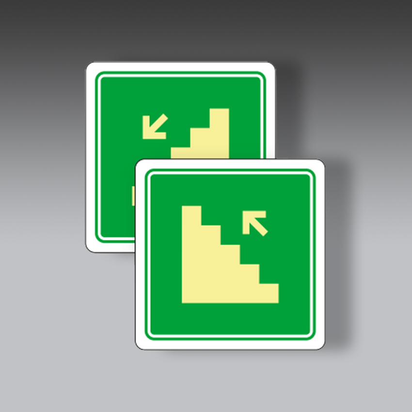 letreros para la seguridad industrial escalera izquierda reversible modelo modelo 162 marca extinpar