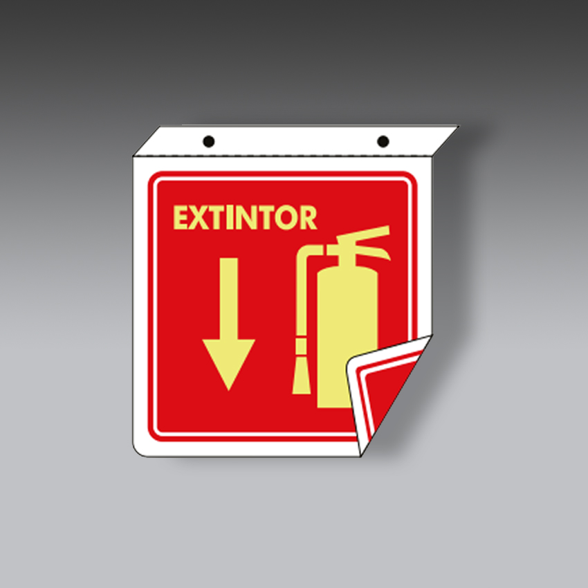 letreros para la seguridad industrial extintor tipo plafon modelo modelo 59 marca extinpar