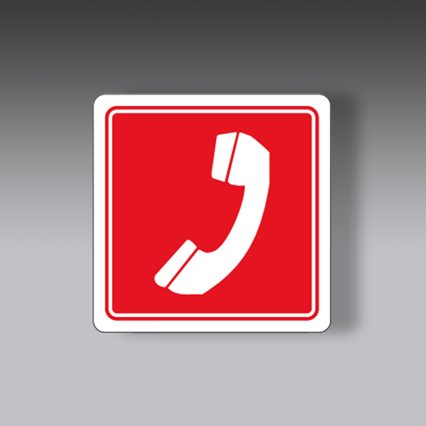 letreros para la seguridad industrial telefono de emergencia modelo modelo 24 marca extinpar