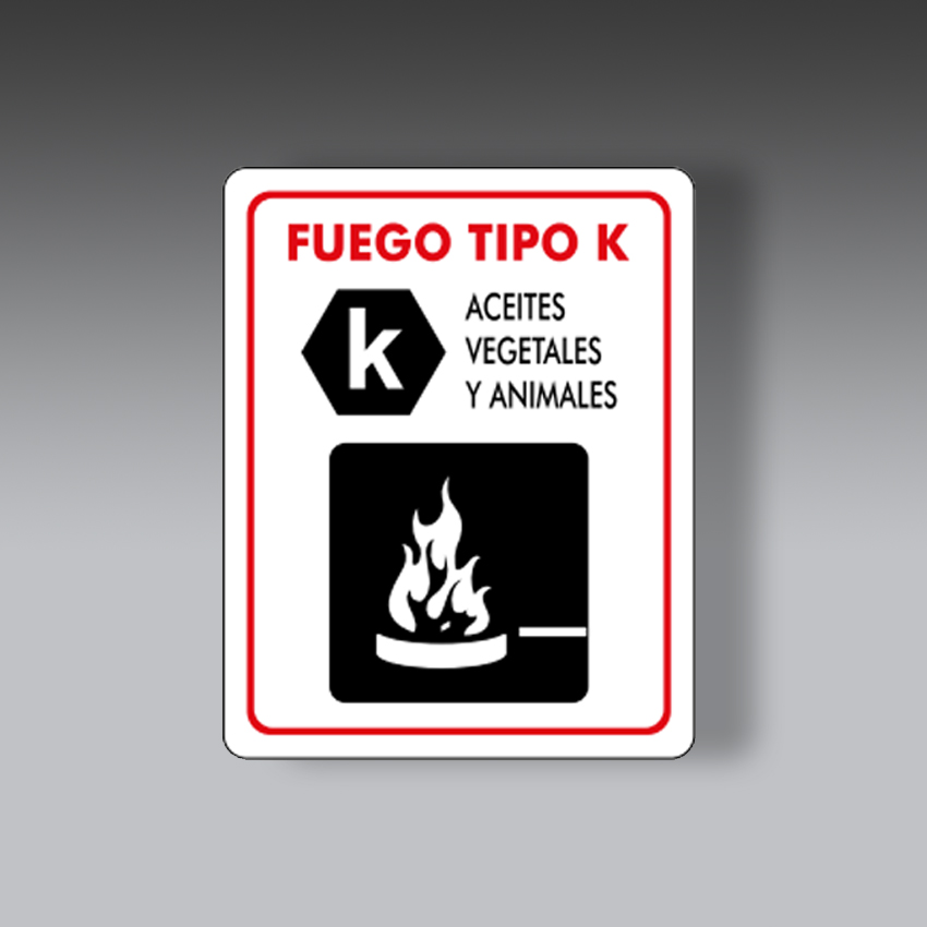 letreros para la seguridad industrial tipos de fuego k modelo modelo 56 marca extinpar