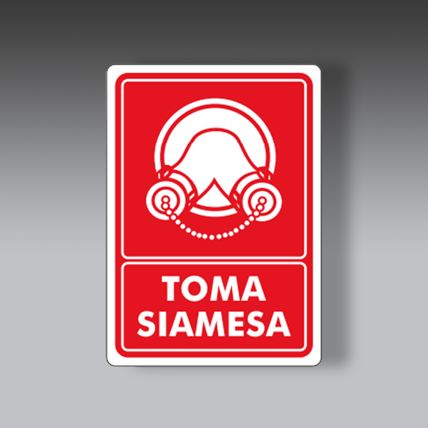 letreros para la seguridad industrial toma siamesa modelo modelo 41 marca extinpar