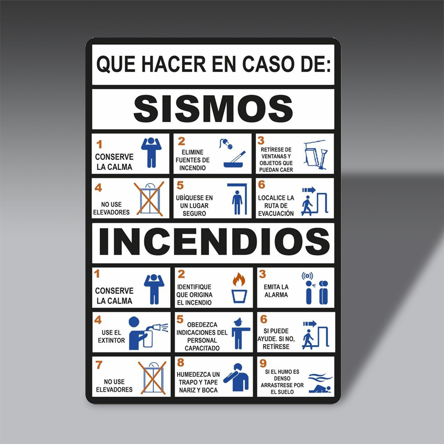 letreros proteccion para la seguridad industrial PC SIS INC letreros proteccion de seguridad industrial modelo PC SIS INC