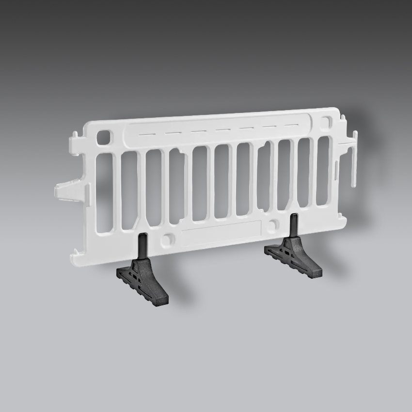 senalamientos viales para la seguridad industrial barrera para control de multitudes modelo h 5500w marca uline