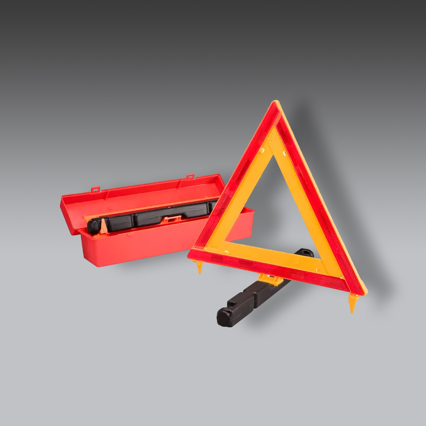 senalamientos viales para la seguridad industrial kit de triangulos de emergencia para autopistas modelo h 2589 marca uline