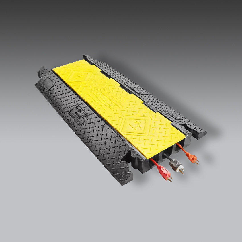 senalamientos viales para la seguridad industrial protector para cables de 3 canales para uso pesado modelo h 6955 marca uline