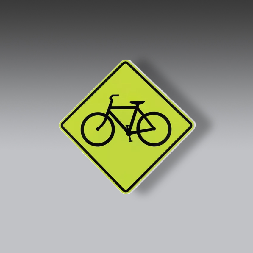 senalamientos viales para la seguridad industrial senalamiento de cruce de ciclistas modelo h 6590 marca uline